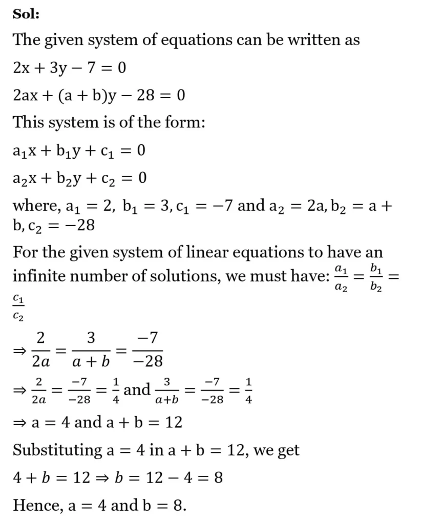 RS Aggarwal Class 10 Math Solutions Chapter 3 - Linear Equations in Two Variables 192 RS Aggarwal Class 10 Math Solutions Linear Equations in Two Variables (Ex 3A) Exercise 3.D 038