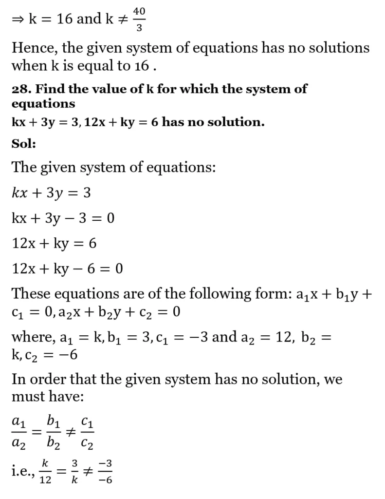 RS Aggarwal Class 10 Math Solutions Chapter 3 - Linear Equations in Two Variables 194 RS Aggarwal Class 10 Math Solutions Linear Equations in Two Variables (Ex 3A) Exercise 3.D 040