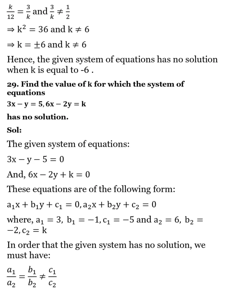 RS Aggarwal Class 10 Math Solutions Chapter 3 - Linear Equations in Two Variables 195 RS Aggarwal Class 10 Math Solutions Linear Equations in Two Variables (Ex 3A) Exercise 3.D 041
