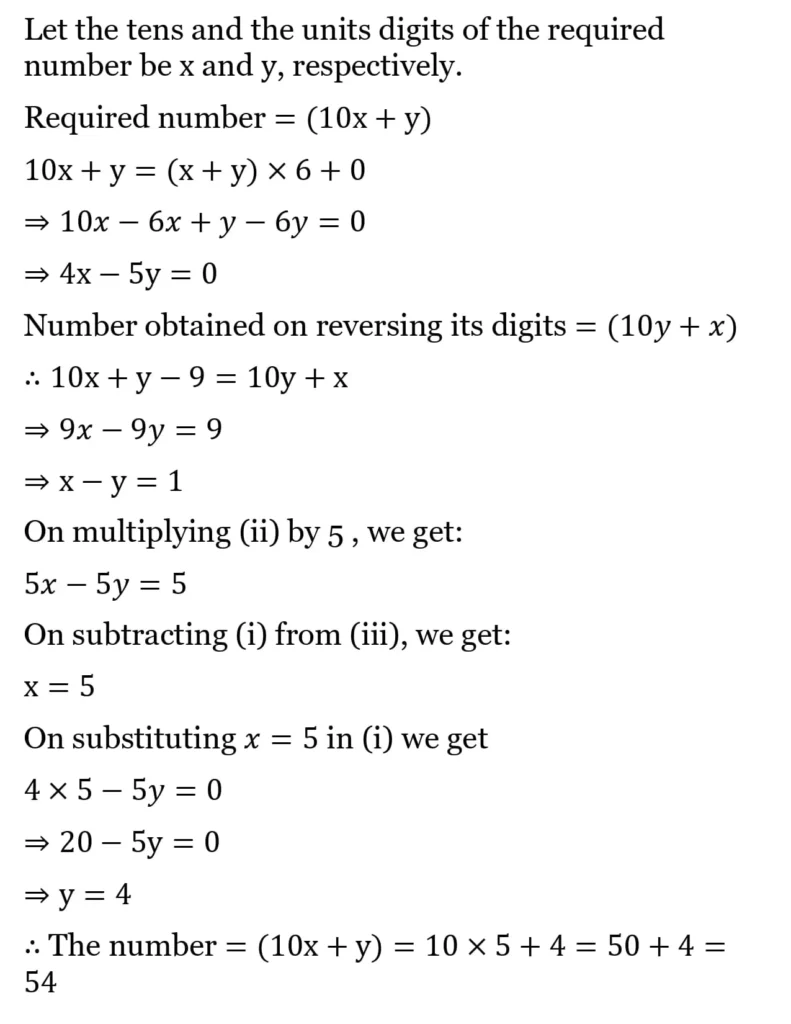 RS Aggarwal Class 10 Math Solutions Chapter 3 - Linear Equations in Two Variables 213 RS Aggarwal Class 10 Math Solutions Linear Equations in Two Variables (Ex 3A) Exercise 3.E 015