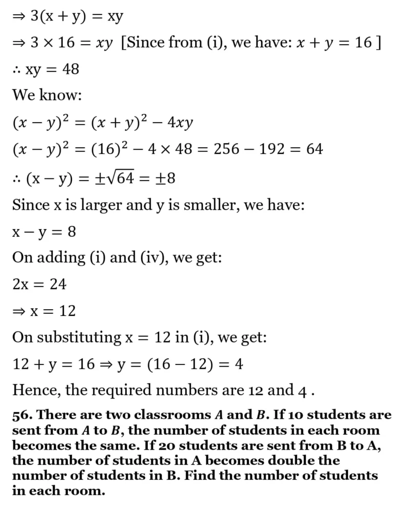 RS Aggarwal Class 10 Math Solutions Chapter 3 - Linear Equations in Two Variables 224 Chapter 3 page 0223 23 11zon 1