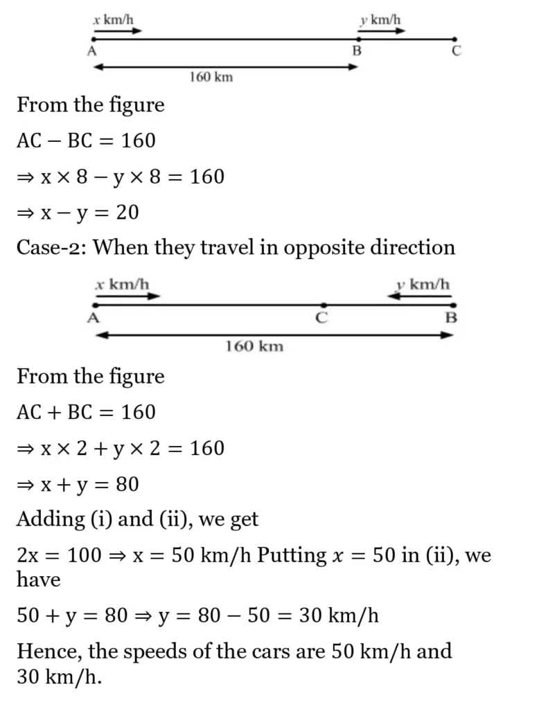 RS Aggarwal Class 10 Math Solutions Chapter 3 - Linear Equations in Two Variables 237 RS Aggarwal Class 10 Math Solutions Linear Equations in Two Variables (Ex 3A) Exercise 3.E 034