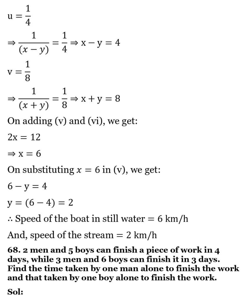 RS Aggarwal Class 10 Math Solutions Chapter 3 - Linear Equations in Two Variables 241 RS Aggarwal Class 10 Math Solutions Linear Equations in Two Variables (Ex 3A) Exercise 3.E 038