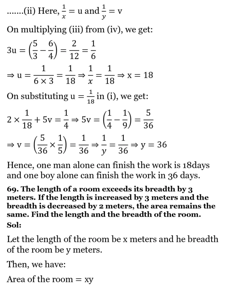 RS Aggarwal Class 10 Math Solutions Chapter 3 - Linear Equations in Two Variables 243 RS Aggarwal Class 10 Math Solutions Linear Equations in Two Variables (Ex 3A) Exercise 3.E 040