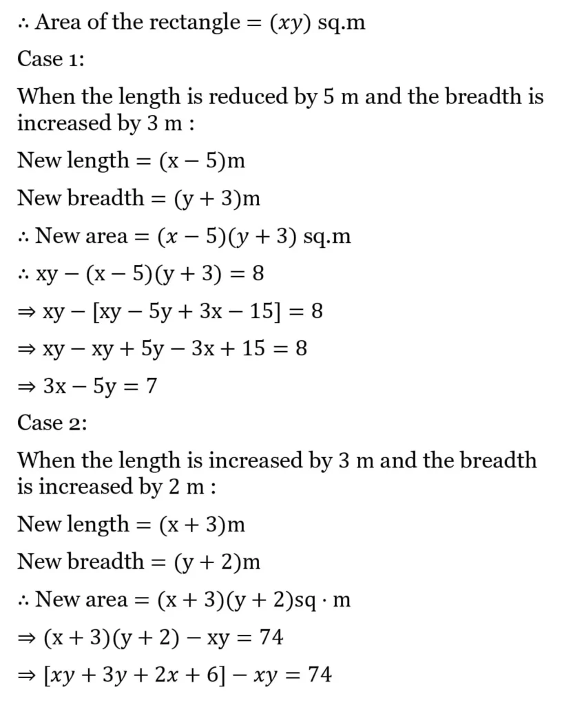 RS Aggarwal Class 10 Math Solutions Chapter 3 - Linear Equations in Two Variables 245 RS Aggarwal Class 10 Math Solutions Linear Equations in Two Variables (Ex 3A) Exercise 3.E 042