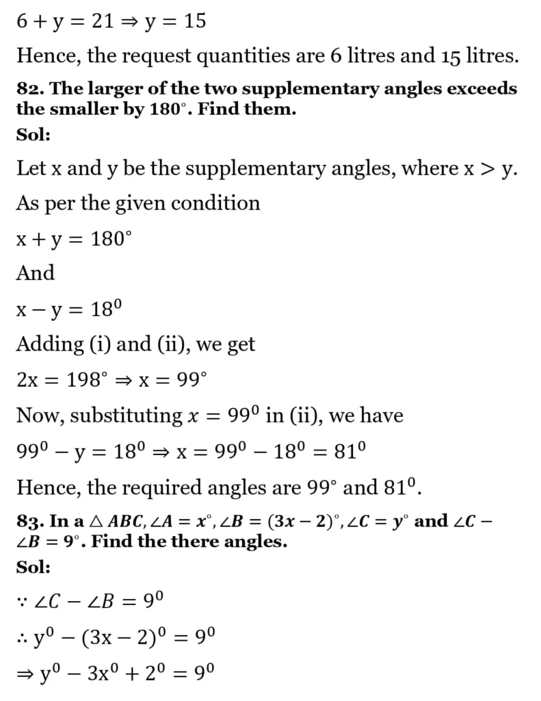 RS Aggarwal Class 10 Math Solutions Chapter 3 - Linear Equations in Two Variables 258 RS Aggarwal Class 10 Math Solutions Linear Equations in Two Variables (Ex 3A) Exercise 3.E 055