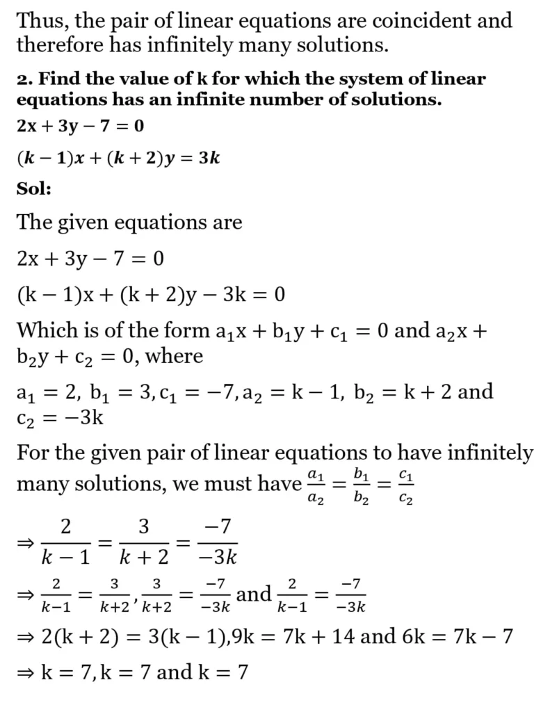 RS Aggarwal Class 10 Math Solutions Chapter 3 - Linear Equations in Two Variables 262 RS Aggarwal Class 10 Math Solutions Linear Equations in Two Variables (Ex 3A) Exercise 3.F 002