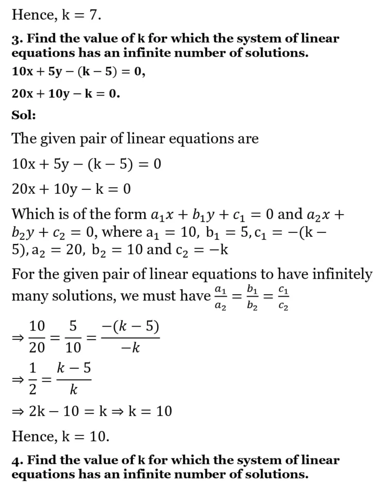 RS Aggarwal Class 10 Math Solutions Chapter 3 - Linear Equations in Two Variables 263 RS Aggarwal Class 10 Math Solutions Linear Equations in Two Variables (Ex 3A) Exercise 3.F 003