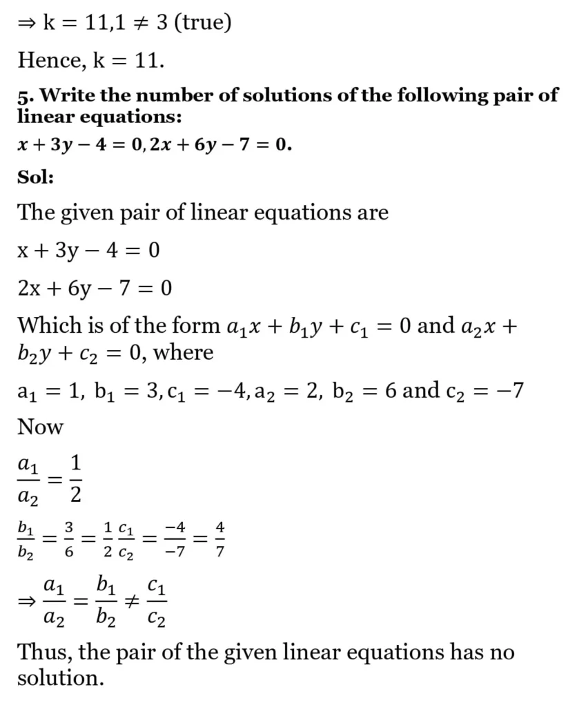 RS Aggarwal Class 10 Math Solutions Chapter 3 - Linear Equations in Two Variables 265 RS Aggarwal Class 10 Math Solutions Linear Equations in Two Variables (Ex 3A) Exercise 3.F 005