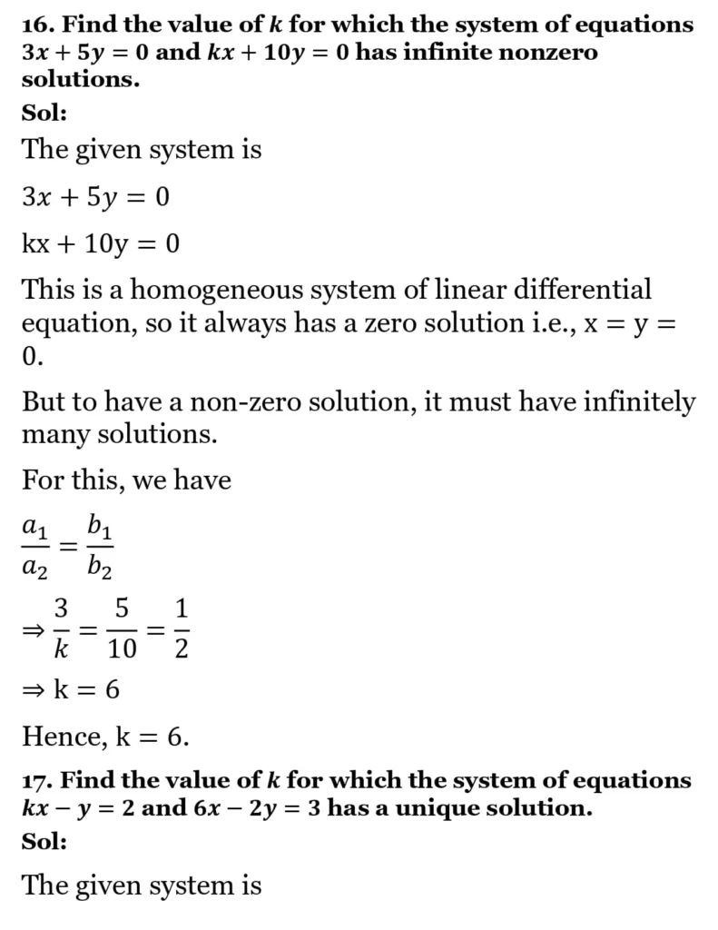 RS Aggarwal Class 10 Math Solutions Chapter 3 - Linear Equations in Two Variables 274 RS Aggarwal Class 10 Math Solutions Linear Equations in Two Variables (Ex 3A) Exercise 3.F 014