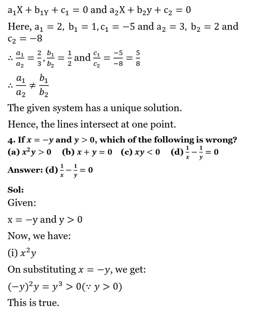 RS Aggarwal Class 10 Math Solutions Chapter 3 - Linear Equations in Two Variables 308 RS Aggarwal Class 10 Math Solutions Linear Equations in Two Variables FA 004