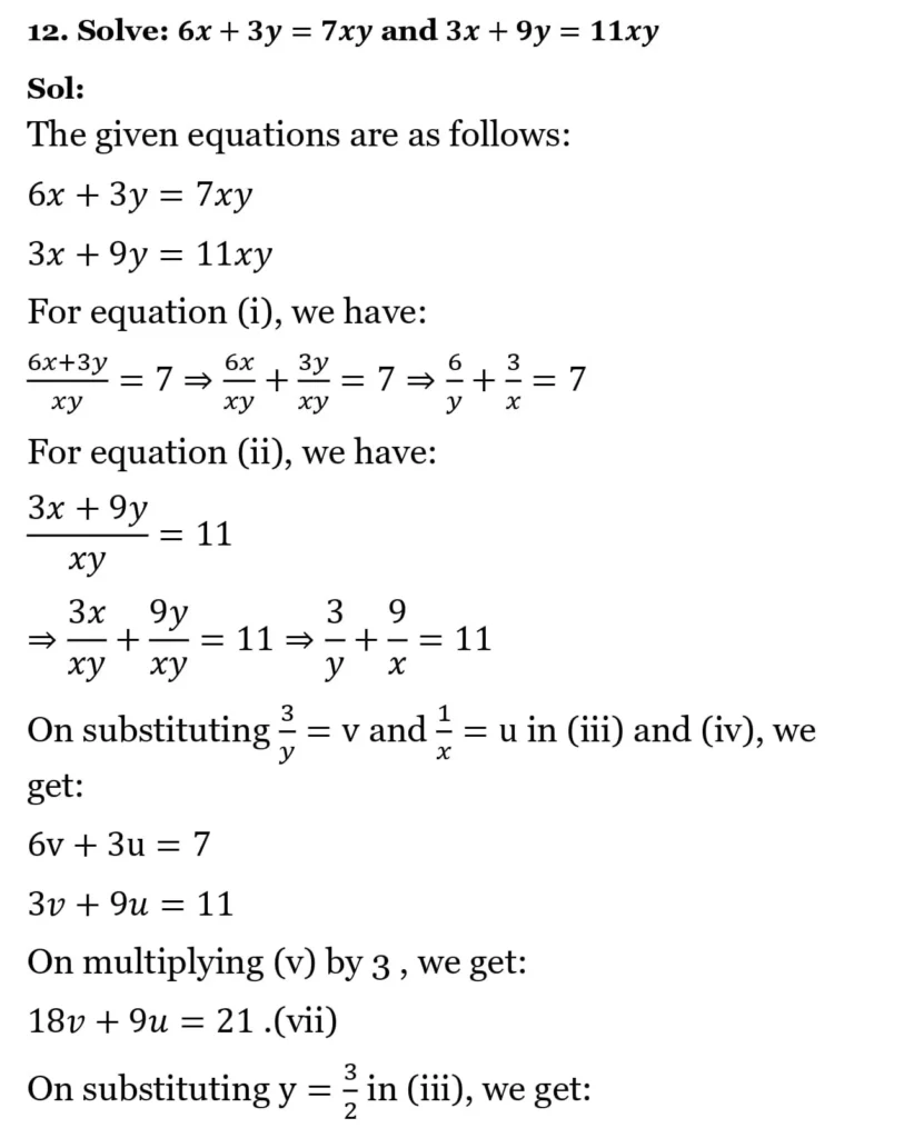 RS Aggarwal Class 10 Math Solutions Chapter 3 - Linear Equations in Two Variables 315 RS Aggarwal Class 10 Math Solutions Linear Equations in Two Variables FA 010