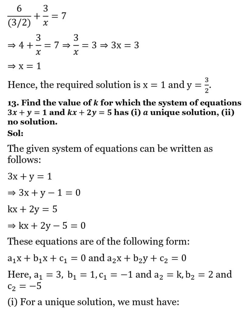 RS Aggarwal Class 10 Math Solutions Chapter 3 - Linear Equations in Two Variables 316 RS Aggarwal Class 10 Math Solutions Linear Equations in Two Variables FA 011