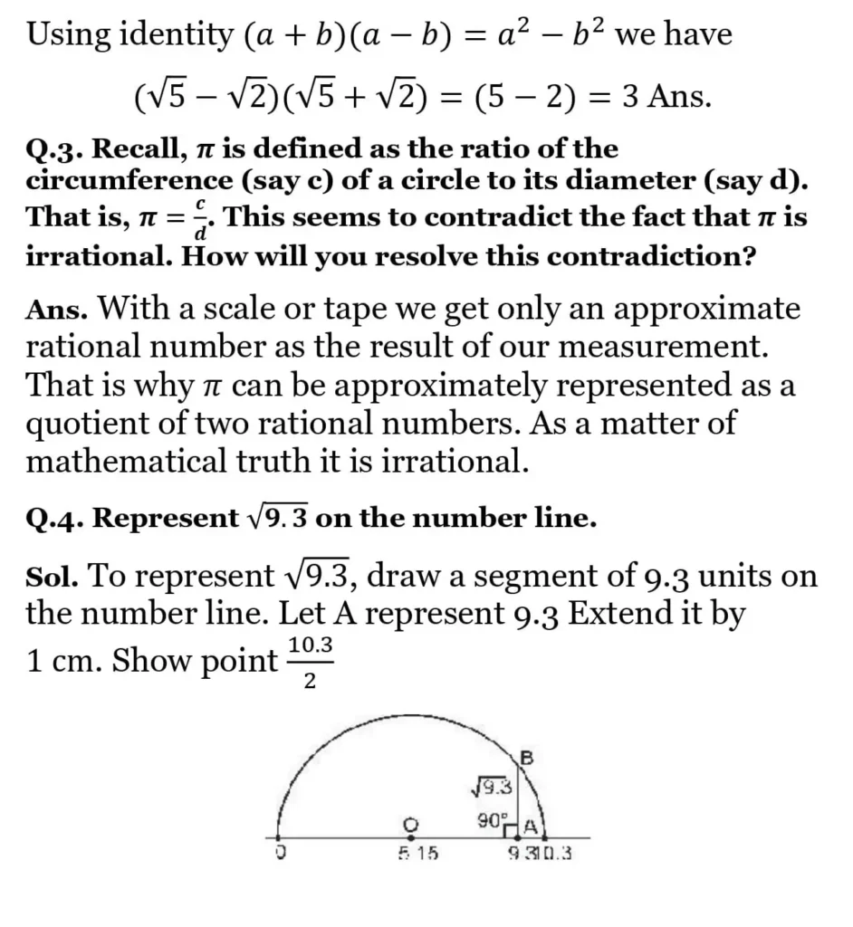 NCERT Solutions for Class 9 Maths Chapter 1 Number System 12 NCERT Solutions for Class 9 Maths Chapter 1 Number System Exercise 1.4 02