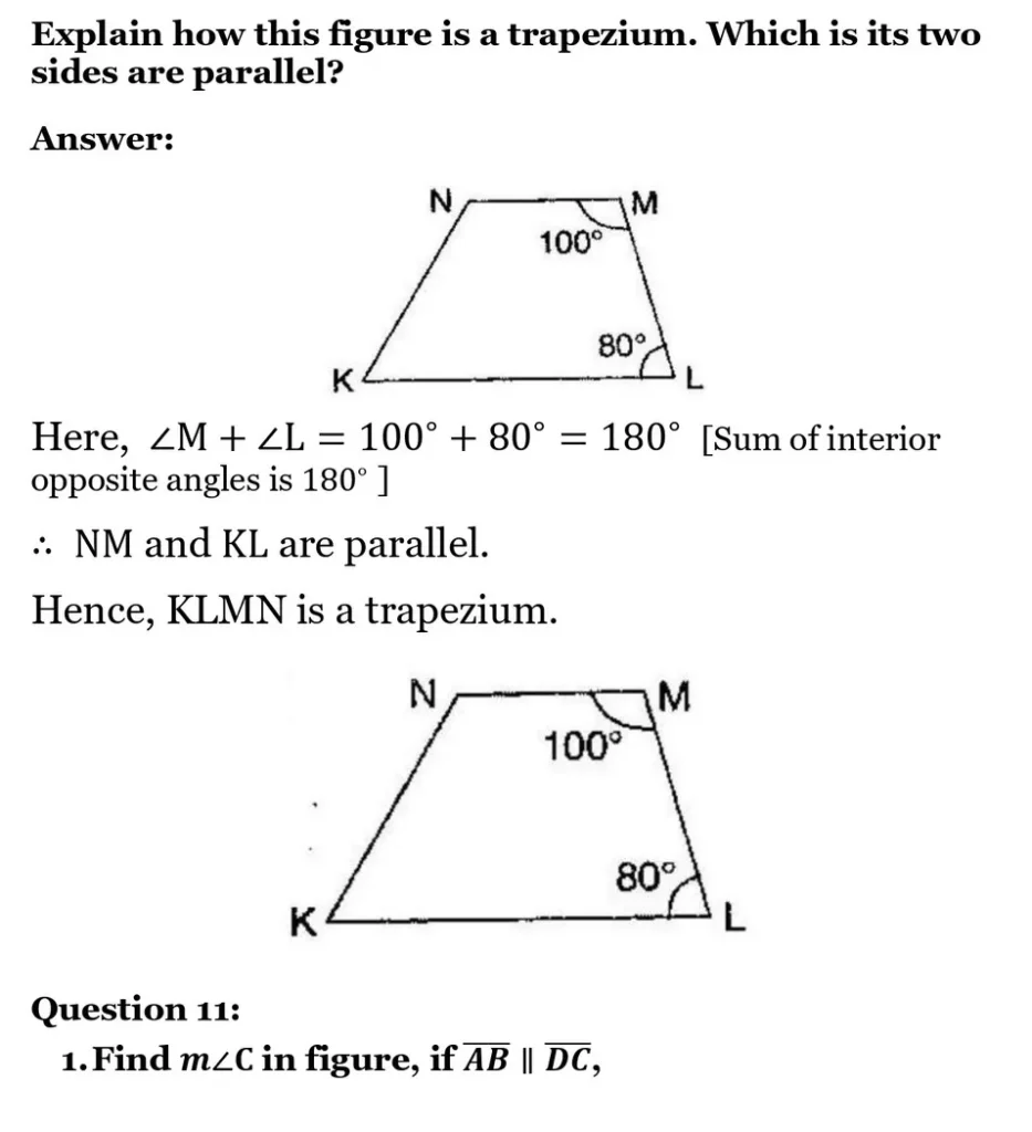 NCERT Solutions for Class 8 Maths Chapter 3 Understanding Quadrilaterals 18 NCERT Solutions for Class 8 Maths Chapter 3 Understanding Quadrilaterals Exercise 3.3 12