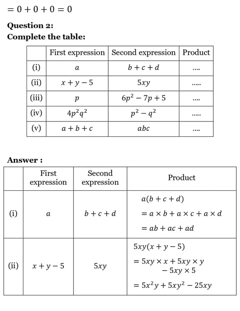 NCERT Solutions for Class 8 Maths Chapter 8 Algebraic Expressions and Identities 10 NCERT Solutions for Class 8 Maths Chapter 8 Algebraic Expressions and Identities Exercise 8.3 02