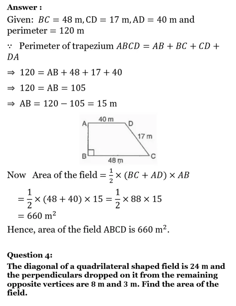 NCERT Solutions for Class 8 Maths Chapter 9 Mensuration 3 NCERT Solutions for Class 8 Maths Chapter 9 Mensuration Exercise 9.1 03