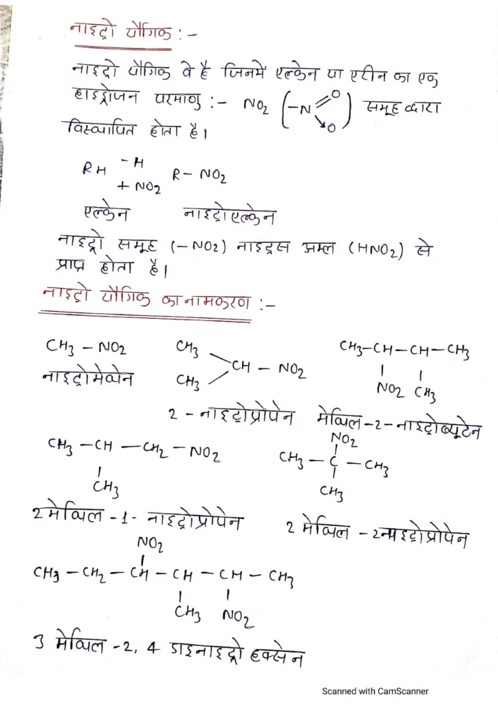 Class 12 Chemistry Chapter 13 Notes in Hindi एमीन 20 Class 12 Chemistry Chapter 12 Notes in Hindi 020