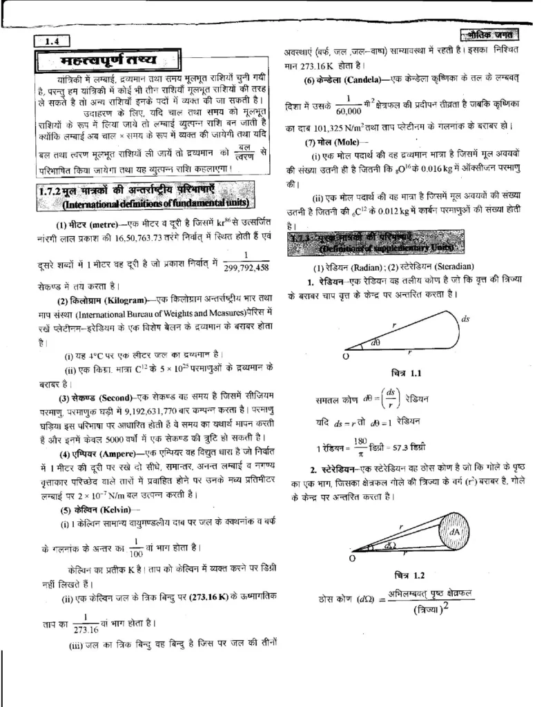 Class 11 Physics Chapter 1 Notes in Hindi भौतिक जगत (PDF Download) 4 Class 11 Physics Chapter 1 Notes in Hindi 004