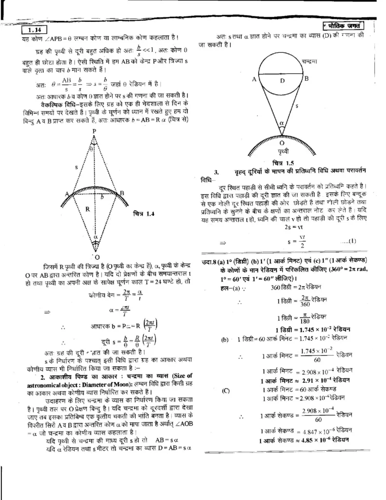 Class 11 Physics Chapter 1 Notes in Hindi भौतिक जगत (PDF Download) 14 Class 11 Physics Chapter 1 Notes in Hindi 014