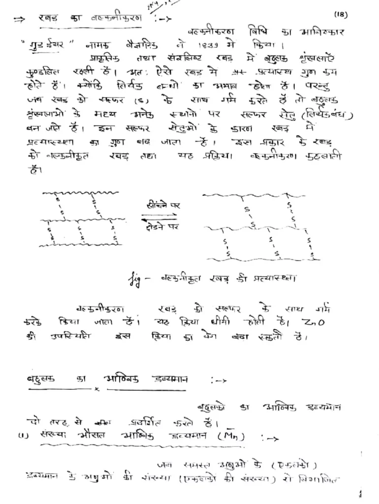 Class 12 Chemistry Chapter 15 Notes in Hindi बहुलक (PDF Download) 20 Class 12 Chemistry Chapter 15 Notes in Hindi 020