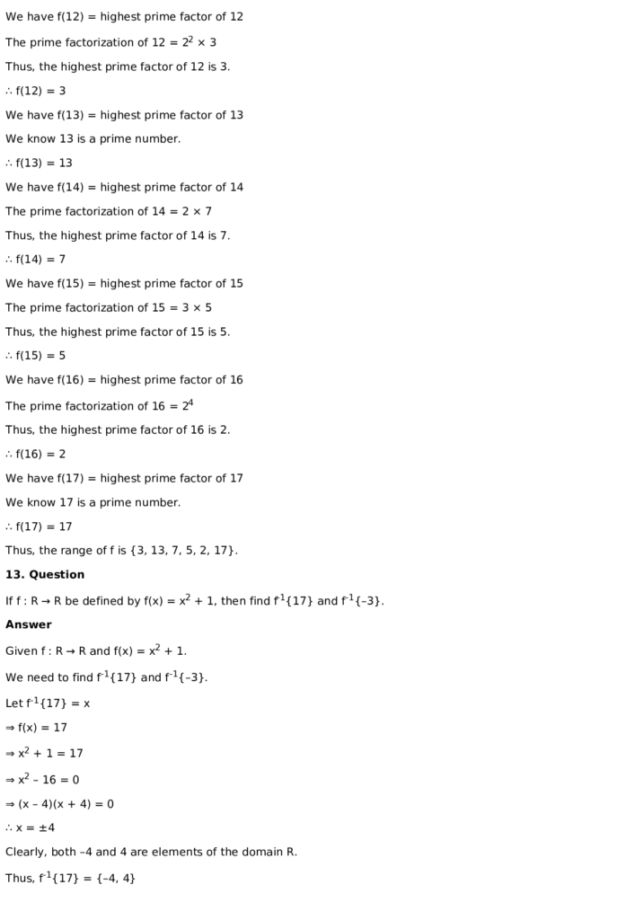 RD Sharma Solutions for Class 11 Maths Chapter 3 Functions (PDF Download) 8 RD Sharma Solutions for Class 11 Maths Chapter 3 Functions Exercise 1.1 008