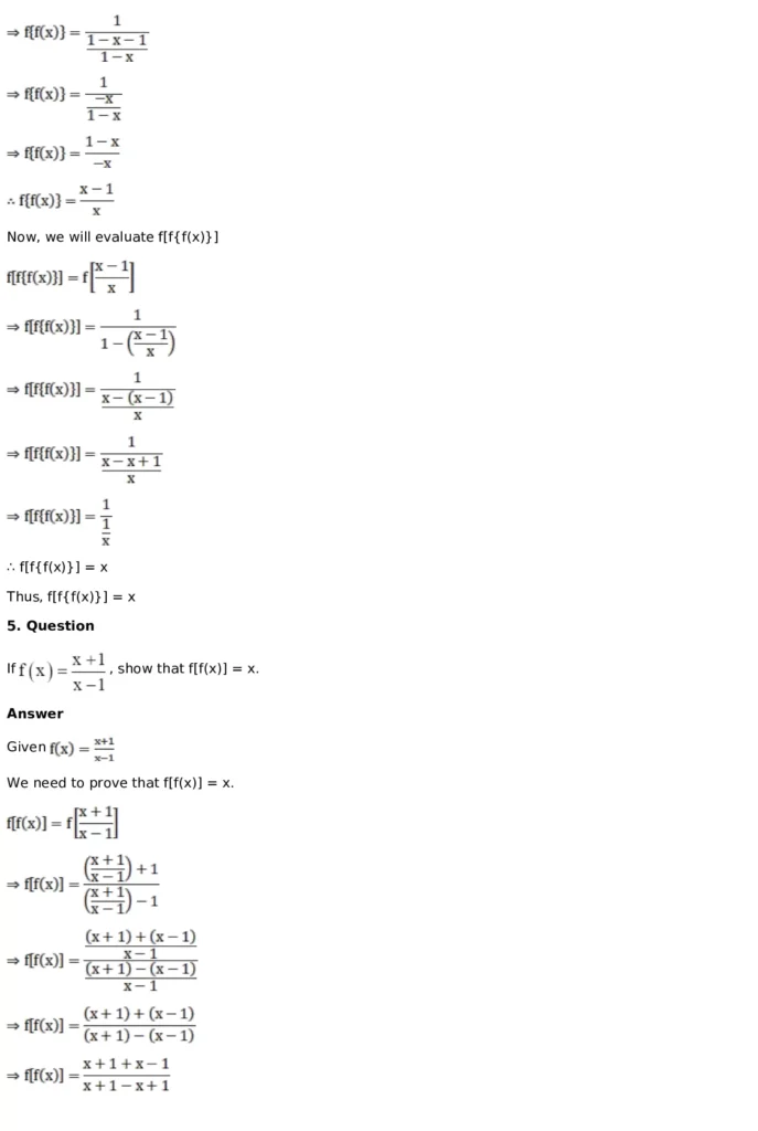 RD Sharma Solutions for Class 11 Maths Chapter 3 Functions (PDF Download) 15 RD Sharma Solutions for Class 11 Maths Chapter 3 Functions Exercise 1.2 003
