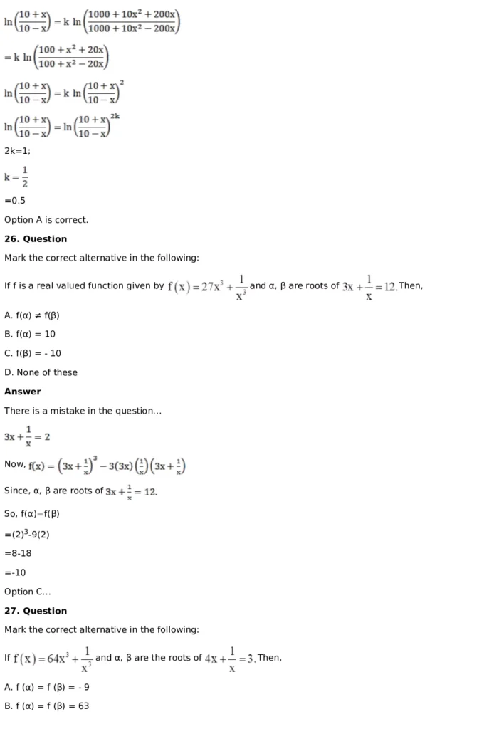 RD Sharma Solutions for Class 11 Maths Chapter 3 Functions (PDF Download) 67 RD Sharma Solutions for Class 11 Maths Chapter 3 Functions Exercise 1.1 066