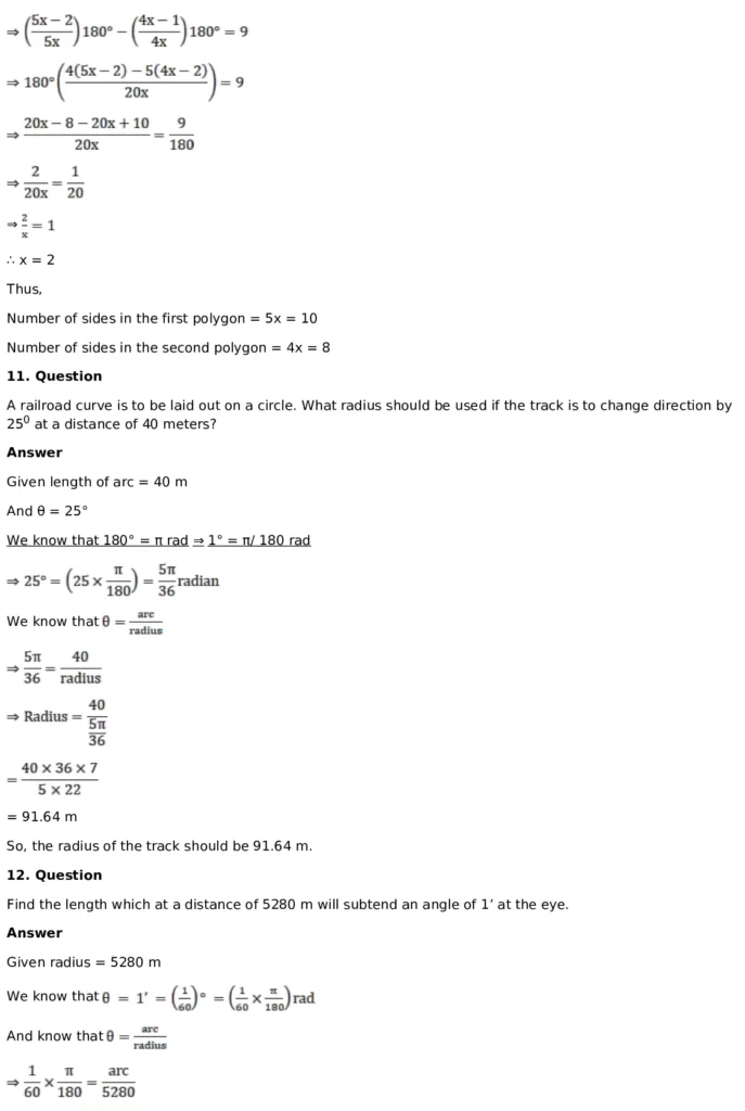 RD Sharma Solutions for Class 11 Maths Chapter 4 Measurement of Angles (PDF Download) 9 RD Sharma Solutions for Class 11 Maths Chapter 4 Measurement of Angles Exercise 4.1 009