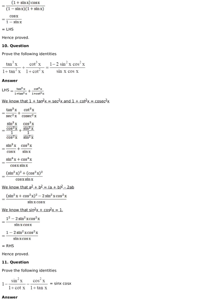 RD Sharma Solutions for Class 11 Maths Chapter 5 Trigonometric Functions (PDF Download) 6 RD Sharma Solutions for Class 11 Maths Chapter 5 Exercise 5.1 006