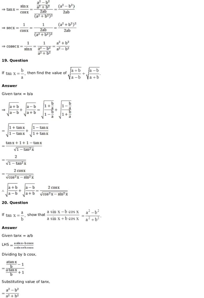 RD Sharma Solutions for Class 11 Maths Chapter 5 Trigonometric Functions (PDF Download) 11 RD Sharma Solutions for Class 11 Maths Chapter 5 Exercise 5.1 011