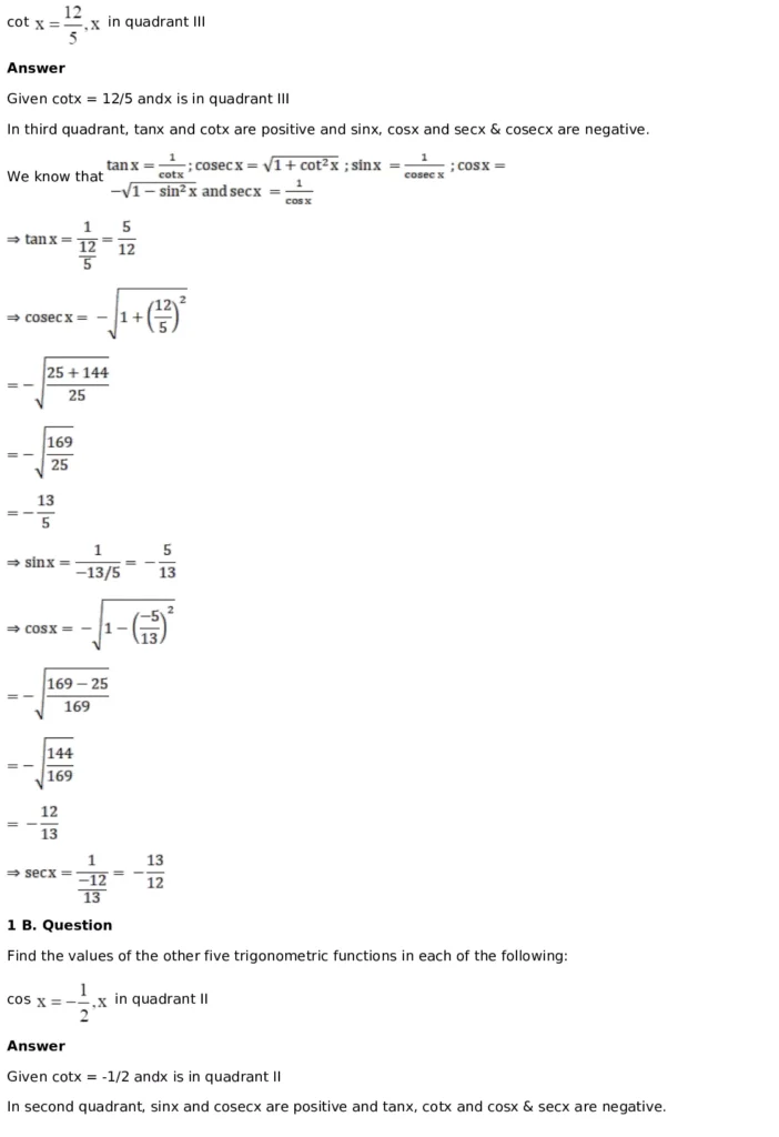 RD Sharma Solutions for Class 11 Maths Chapter 5 Trigonometric Functions (PDF Download) 18 RD Sharma Solutions for Class 11 Maths Chapter 5 Exercise 5.2 002