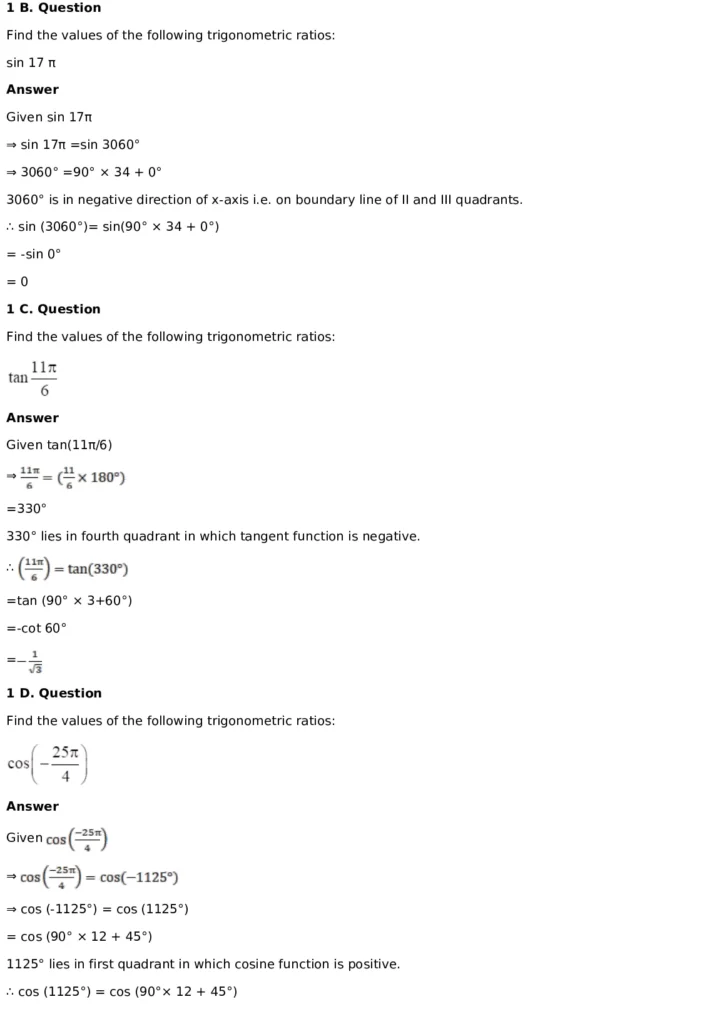 RD Sharma Solutions for Class 11 Maths Chapter 5 Trigonometric Functions (PDF Download) 26 RD Sharma Solutions for Class 11 Maths Chapter 5 Exercise 5.3 002