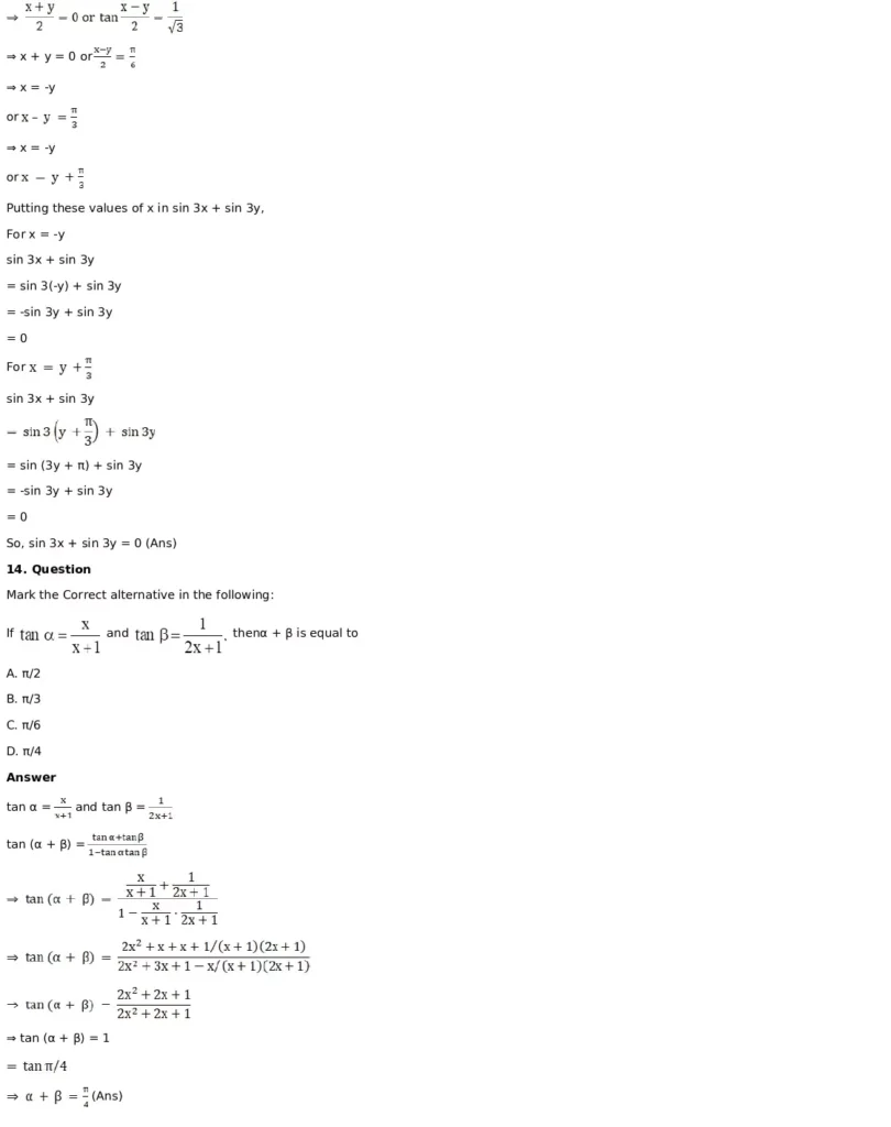 RD Sharma Solutions for Class 11 Maths Chapter 8 Transformation Formulae 54 RD Sharma Solutions for Class 11 Maths Chapter 8 Exercise 8.2 042