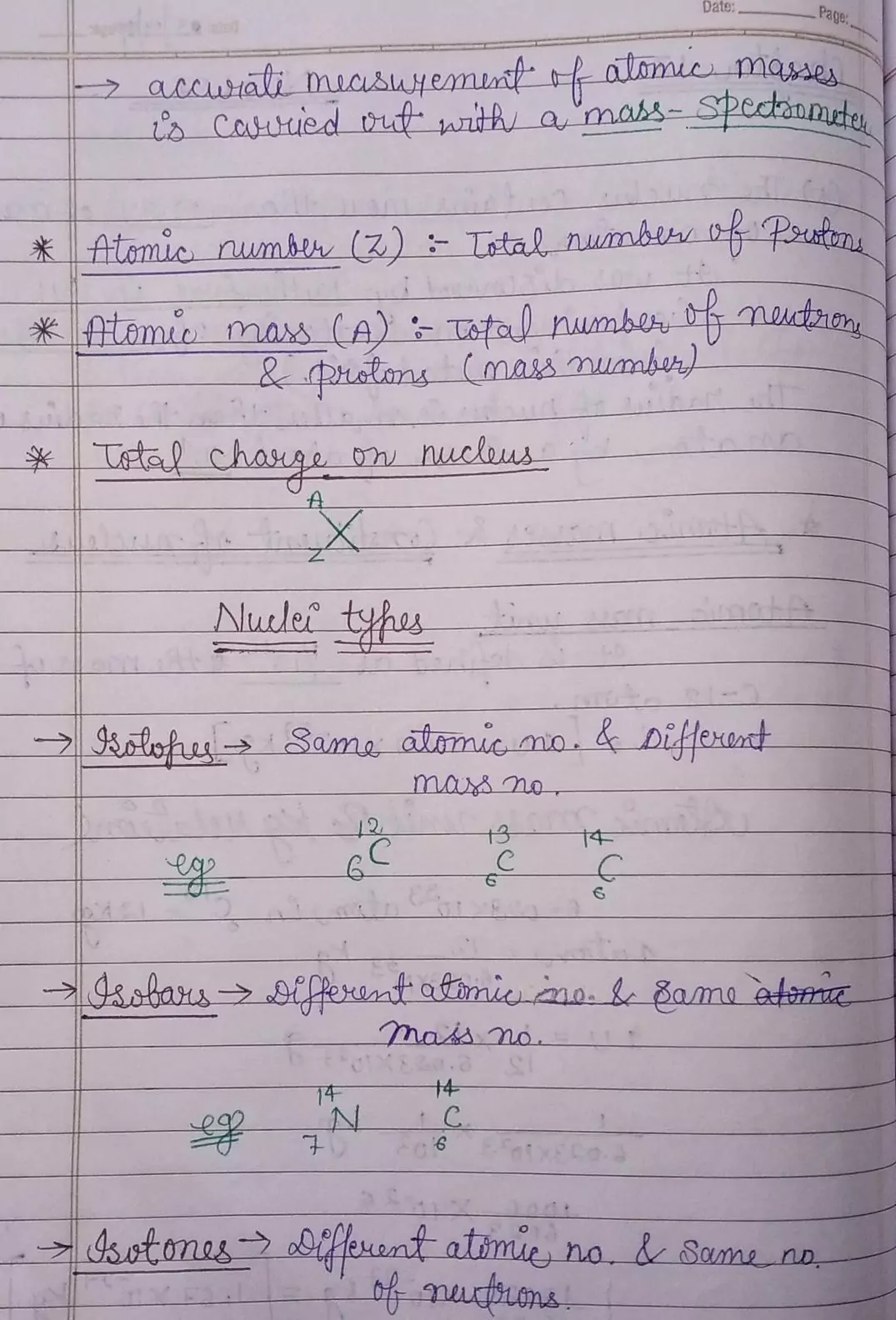 Nuclei Class 12 Physics Chapter 13 Notes (Handwritten Notes PDF Download) 2 Class 12 Physics Chapter 13 Notes 002