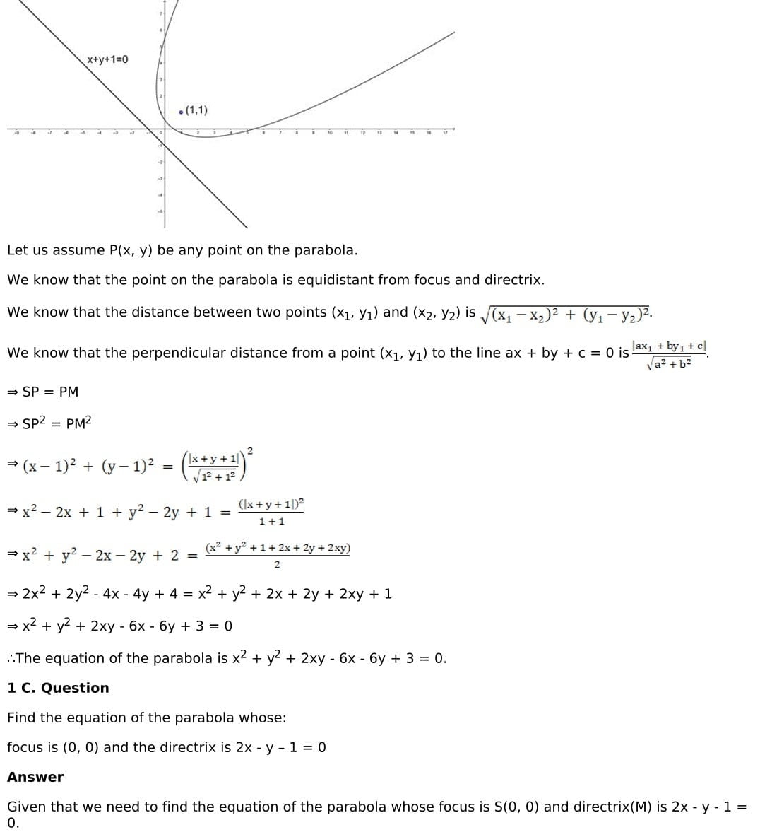 RD Sharma Solutions for Class 11 Maths Chapter 25 Parabola 2 RD Sharma Chapter 25 Exercise 25.1 - 02