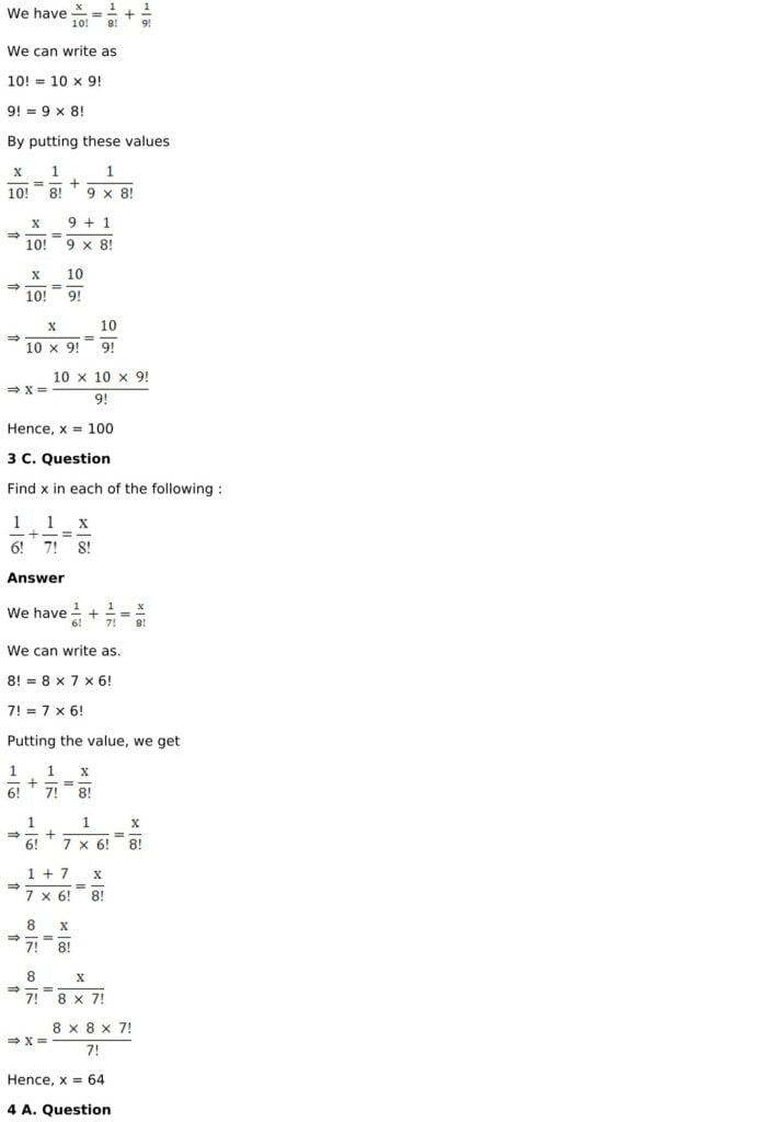 RD Sharma Solutions for Class 11 Maths Chapter 16 Permutations 3 RD Sharma Chapter 16 Exercise 16.1 - 03