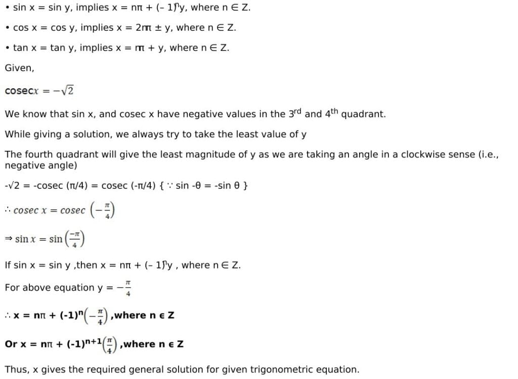 RD Sharma Solutions for Class 11 Maths Chapter 11 Trigonometric Equations 4 RD Sharma Class 11 Chapter 11 Exercise 11.1 - 04