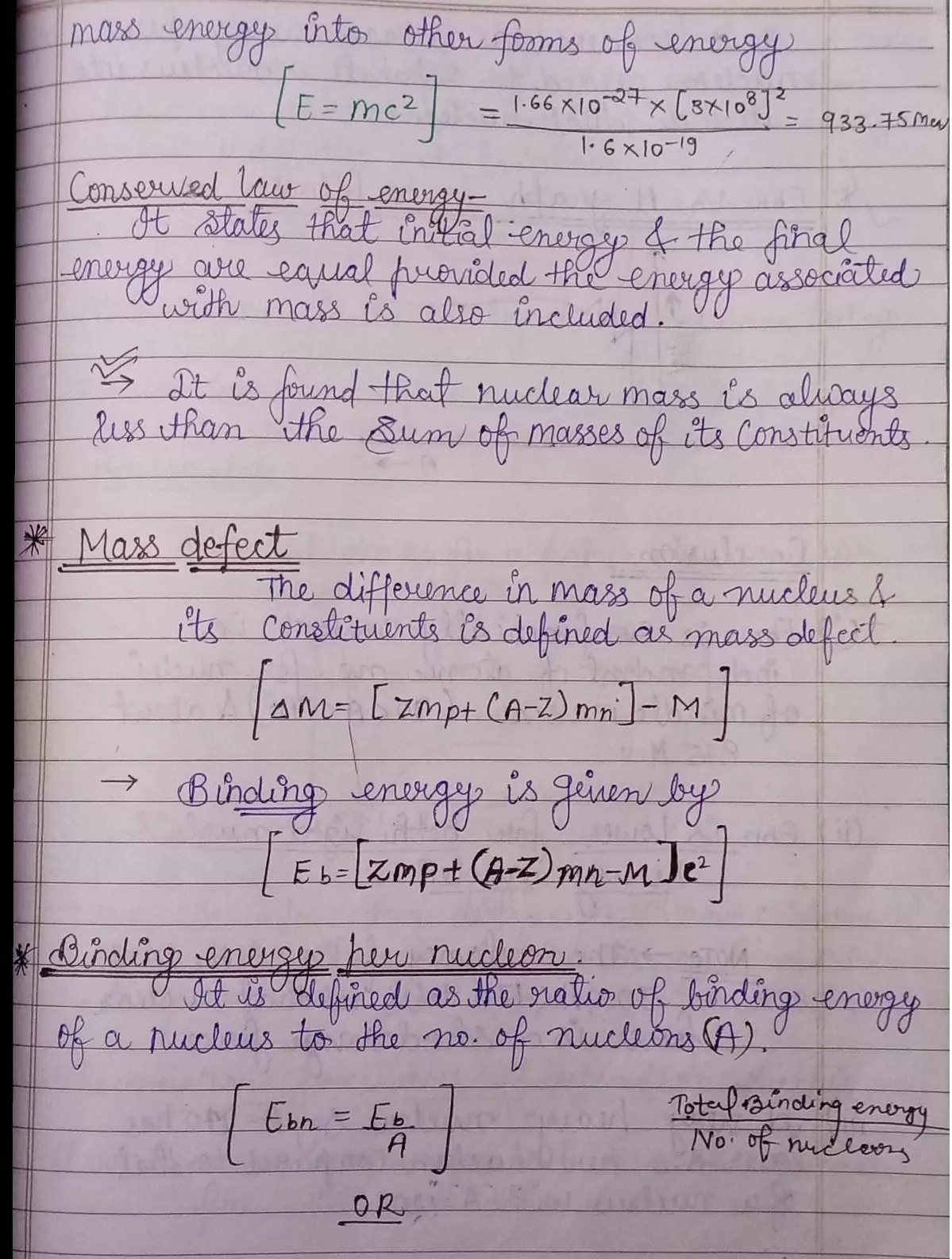Nuclei Class 12 Physics Chapter 13 Notes (Handwritten Notes PDF Download) 5 Class 12 Physics Chapter 13 Notes 005