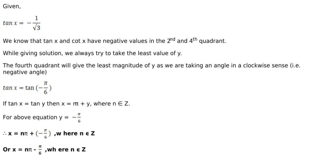 RD Sharma Solutions for Class 11 Maths Chapter 11 Trigonometric Equations 6 RD Sharma Class 11 Chapter 11 Exercise 11.1 - 06