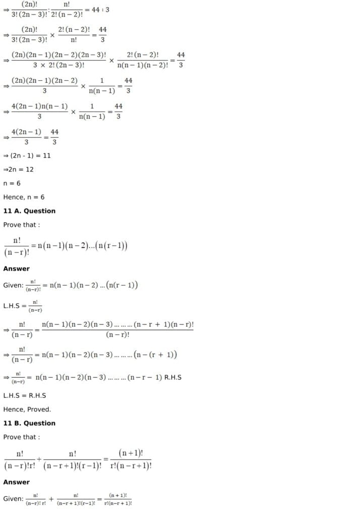 RD Sharma Solutions for Class 11 Maths Chapter 16 Permutations 7 RD Sharma Chapter 16 Exercise 16.1 - 07