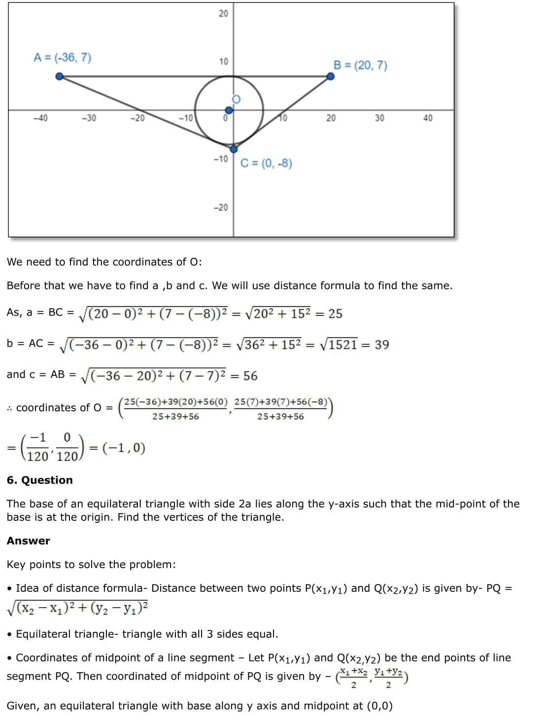 RD Sharma Solutions for Class 11 Maths Chapter 22 Brief Review of Cartesian System of Rectangular Coordinates 7 RD Sharma Chapter 22 Exercise 22.1 - 07