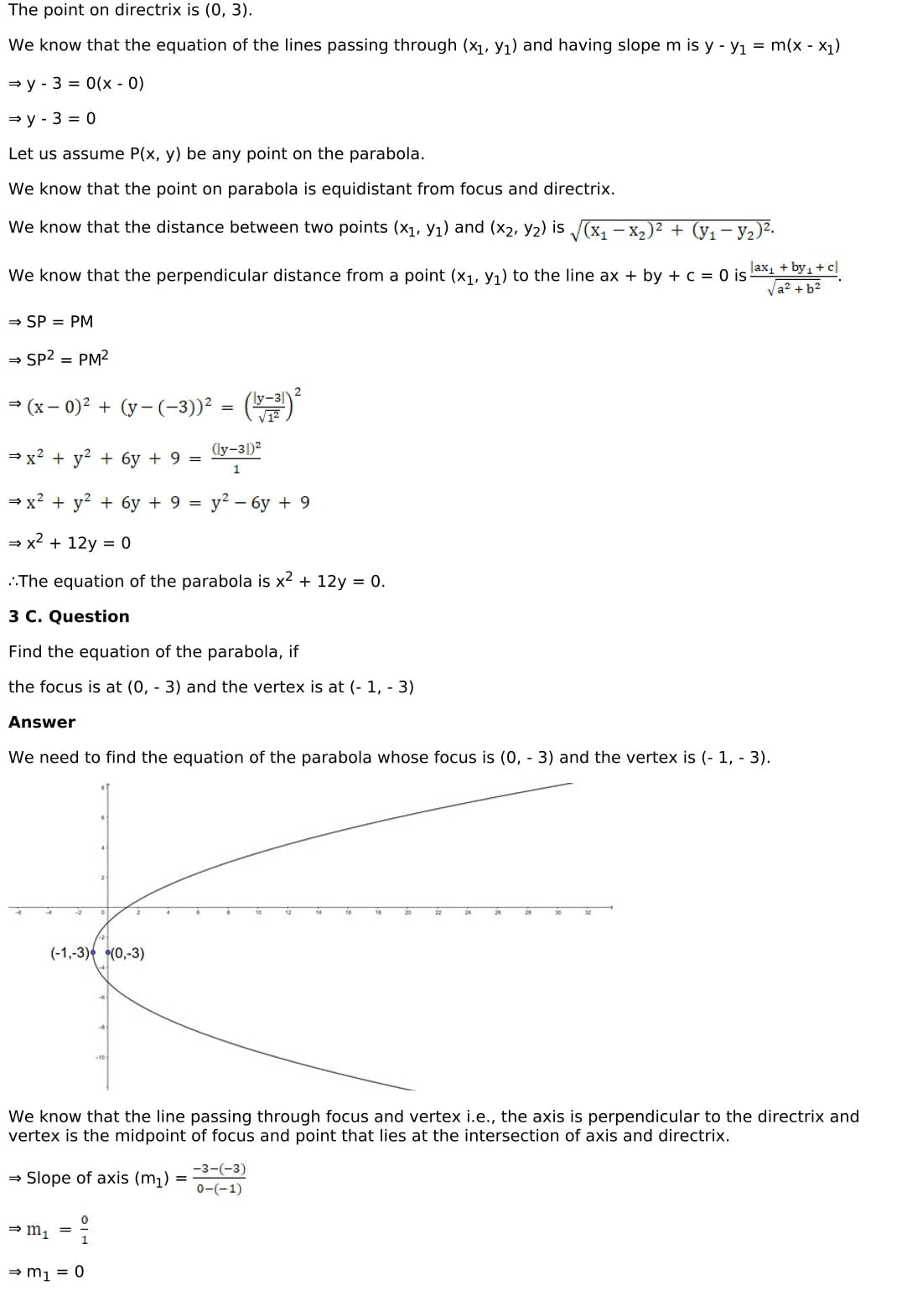 RD Sharma Solutions for Class 11 Maths Chapter 25 Parabola 8 RD Sharma Chapter 25 Exercise 25.1 - 08