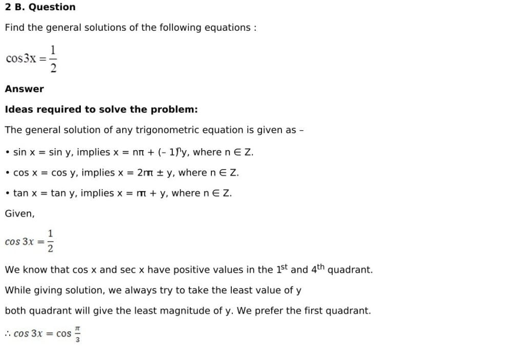 RD Sharma Solutions for Class 11 Maths Chapter 11 Trigonometric Equations 9 RD Sharma Class 11 Chapter 11 Exercise 11.1 - 09