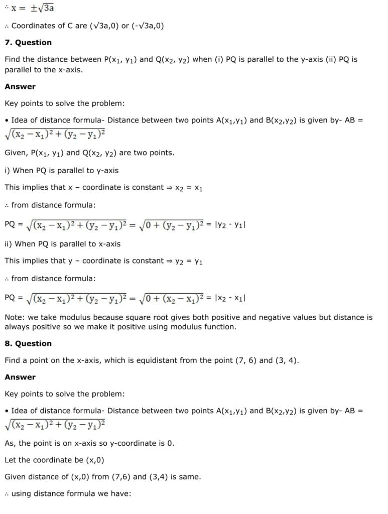 RD Sharma Solutions for Class 11 Maths Chapter 22 Brief Review of ...