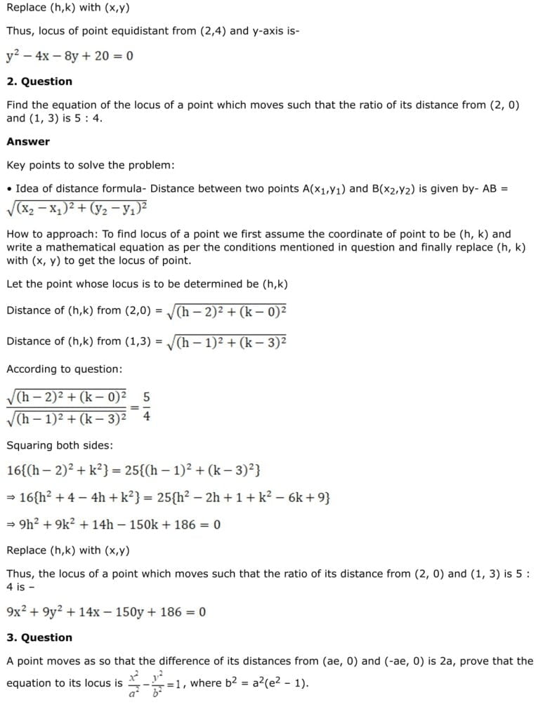 RD Sharma Solutions for Class 11 Maths Chapter 22 Brief Review of ...