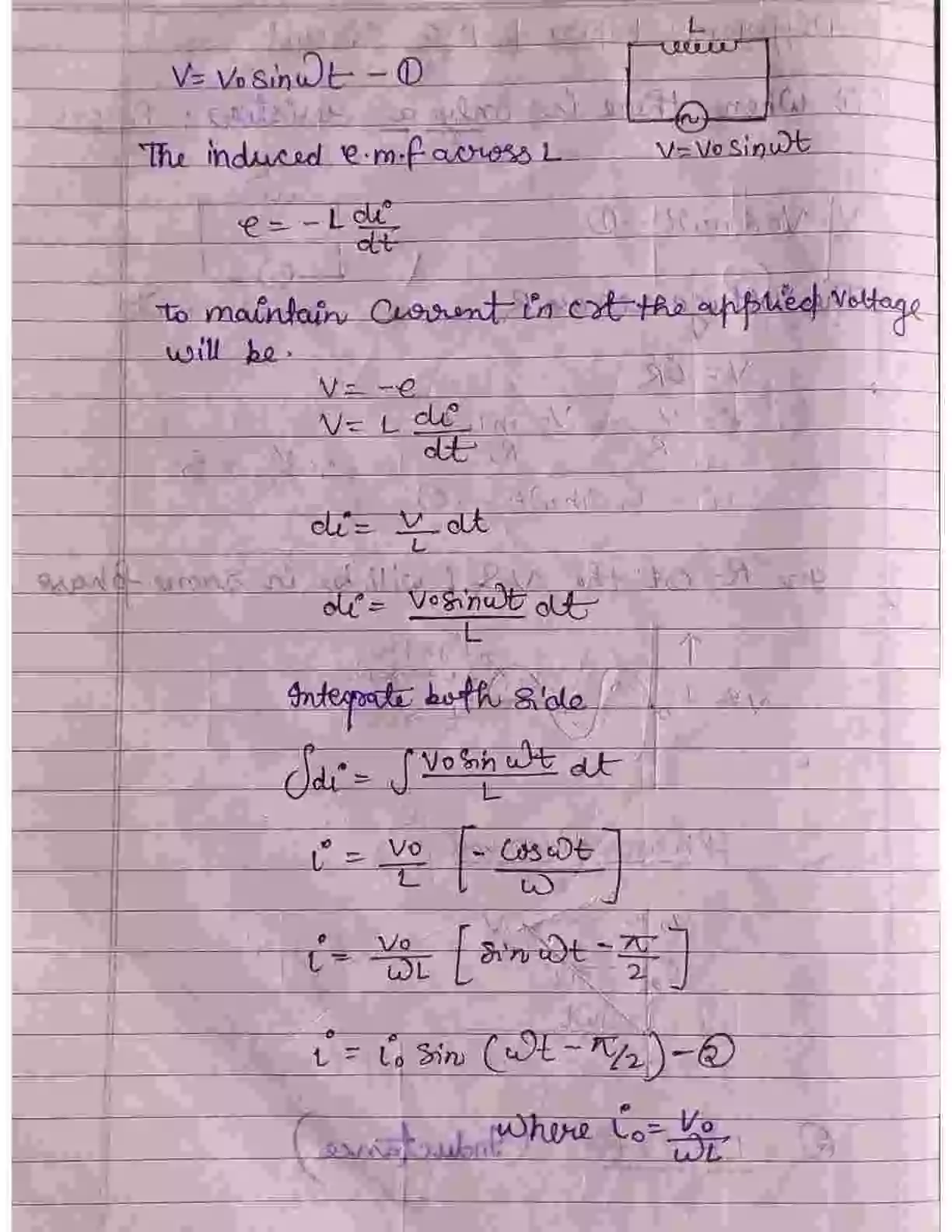 Alternating Current Class 12 Physics Chapter 7 Notes (Handwritten Notes PDF Download) 11 Class 12 Physics Chapter 7 Notes 011