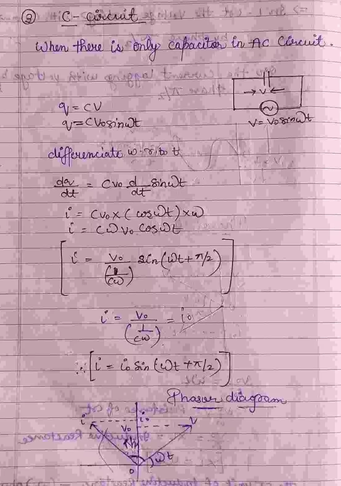 Alternating Current Class 12 Physics Chapter 7 Notes (Handwritten Notes PDF Download) 13 Class 12 Physics Chapter 7 Notes 013