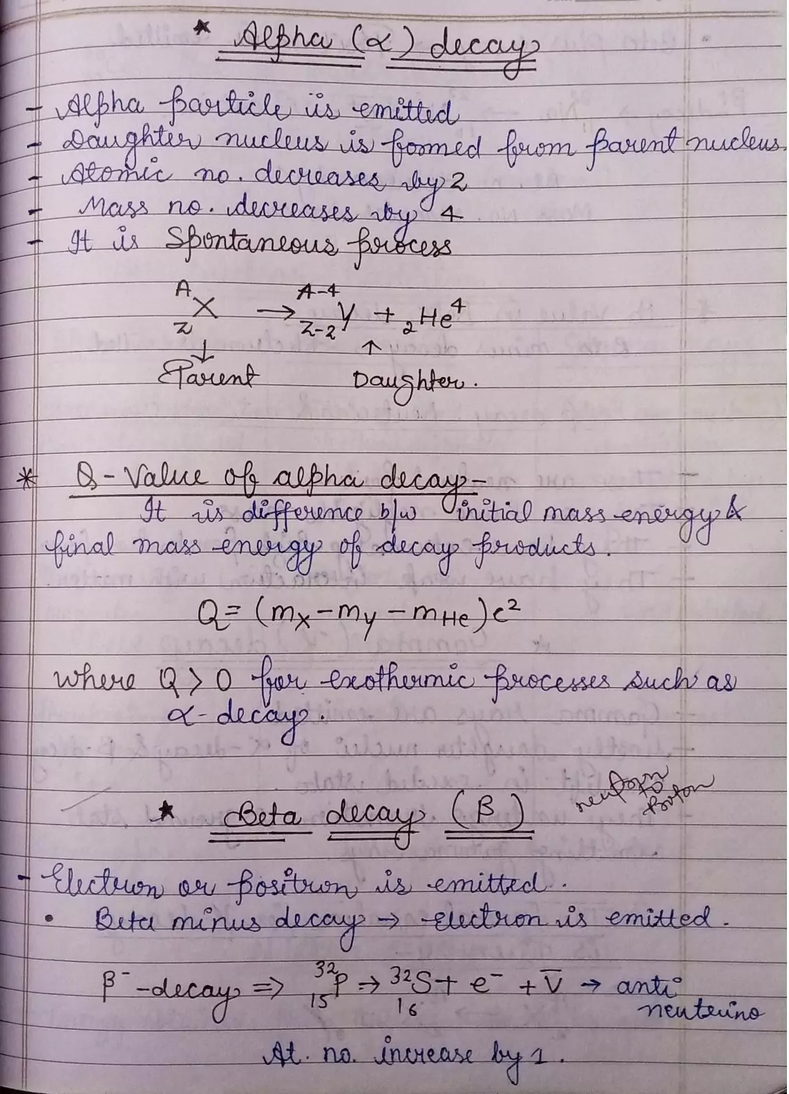 Nuclei Class 12 Physics Chapter 13 Notes (Handwritten Notes PDF Download) 13 Class 12 Physics Chapter 13 Notes 013