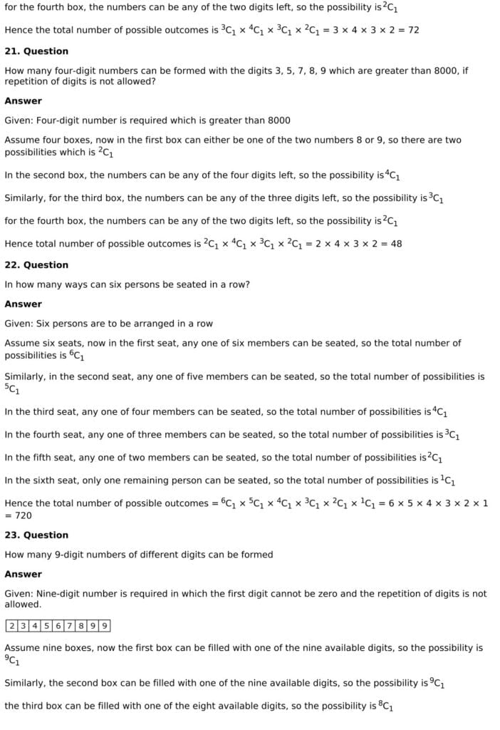 RD Sharma Solutions for Class 11 Maths Chapter 16 Permutations 15 RD Sharma Chapter 16 Exercise 16.2 - 07